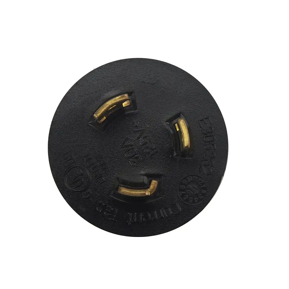 [L5 30P to TT 30R] UL CUL RV 30 AMP 3 Prong адаптер для генератора Nema L5 Male 30R Female Plug|Соединители| |