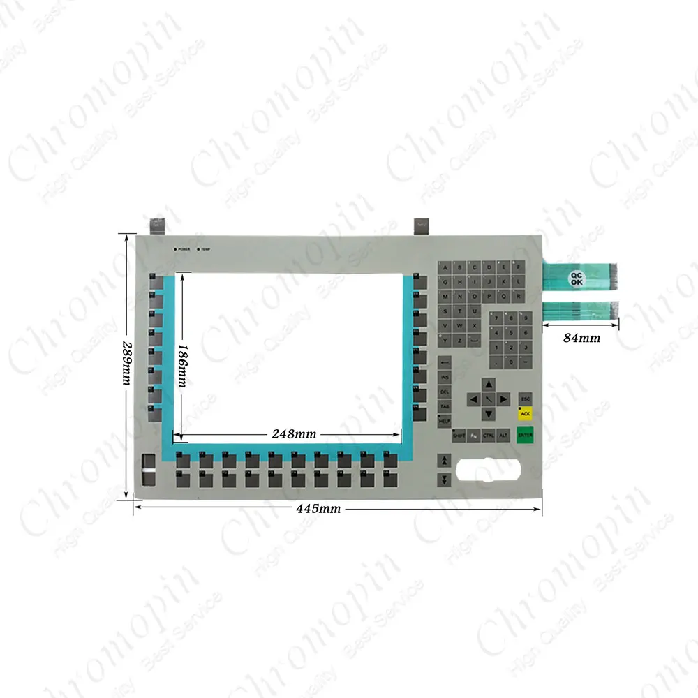 Мембранная клавиатура для 6AV7613 0AA10 0BJ0 0AF12 0AE0 мембранная переключателя|ЖК-экраны и