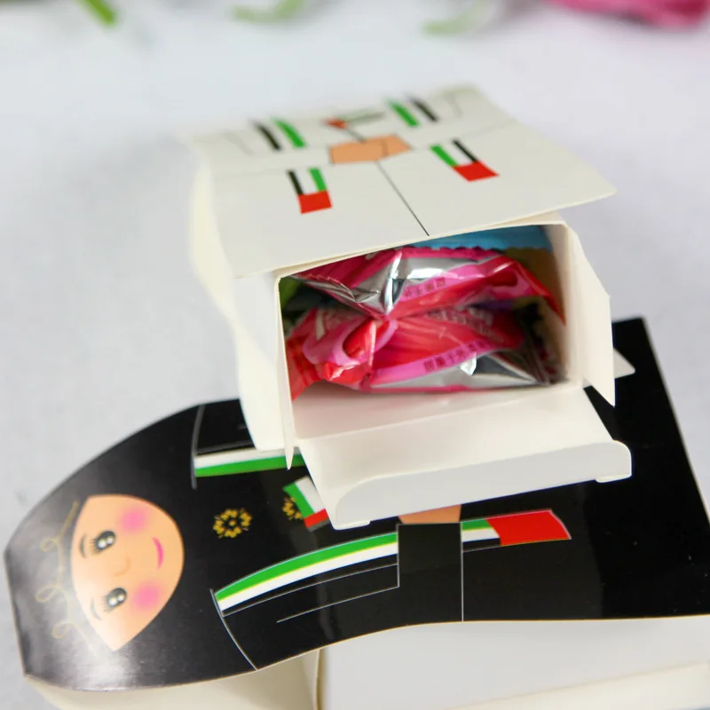 10 шт./лот Свадебная коробка для жениха и невесты в стиле Ближнего Востока