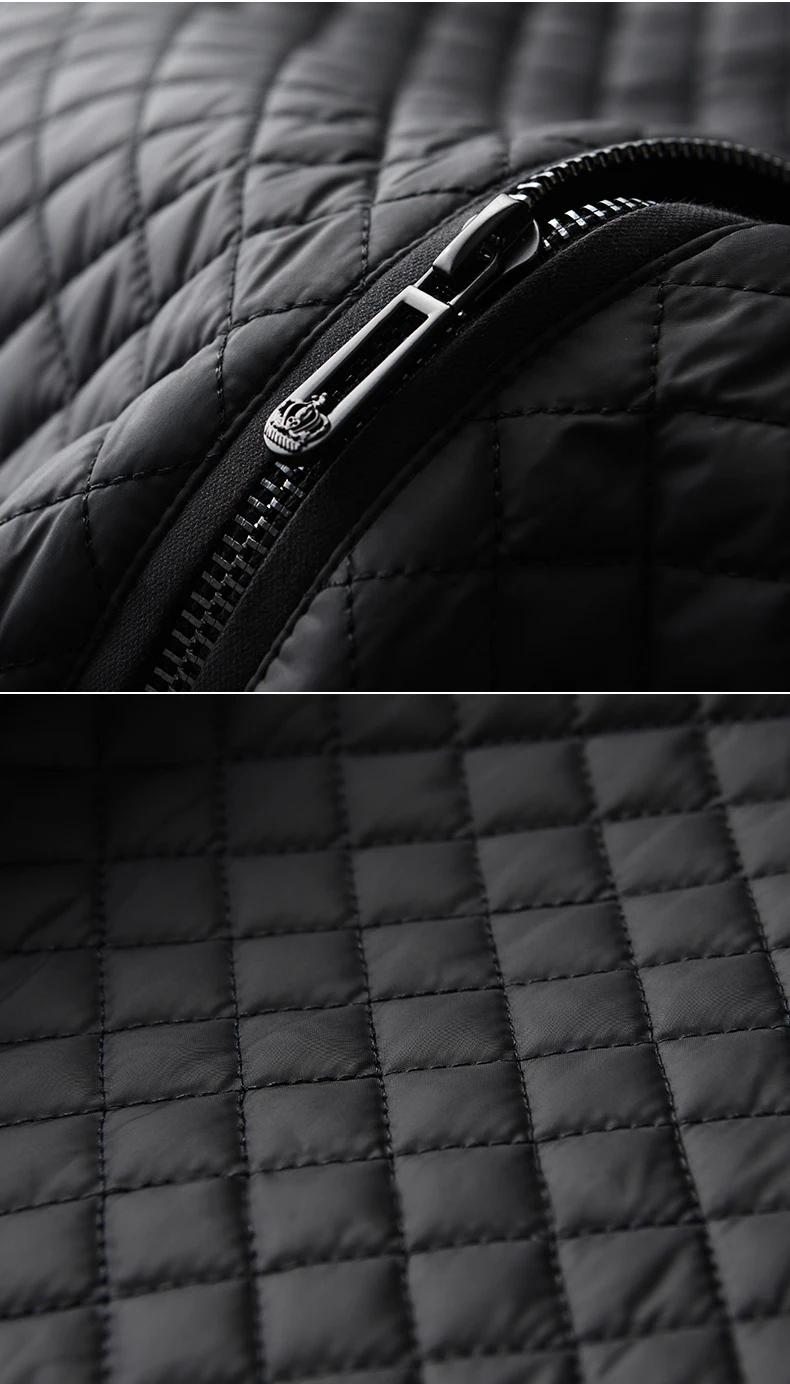 Minglu протектор парка для мужчин Высокое качество Стенд воротник Slim Fit Зимняя