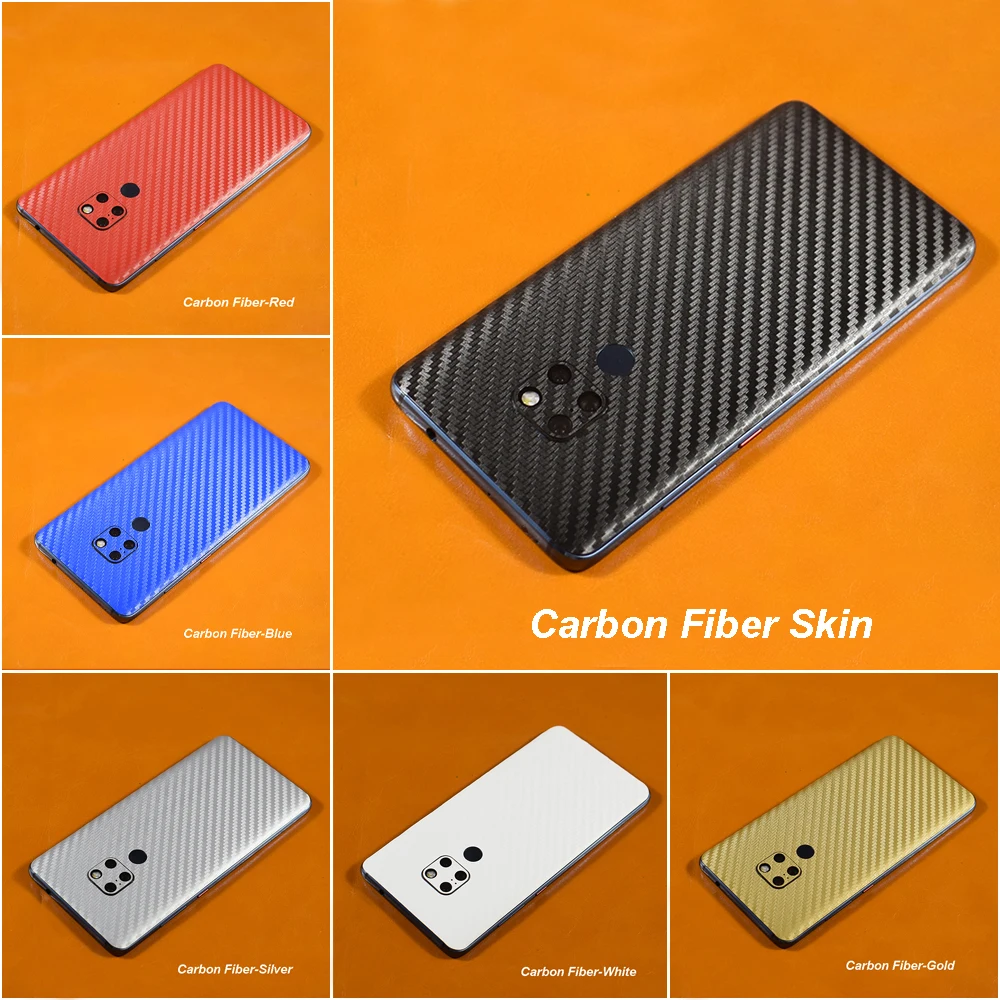 3D чехол из углеродного волокна пленка для задней панели телефона наклейка HUAWEI P30