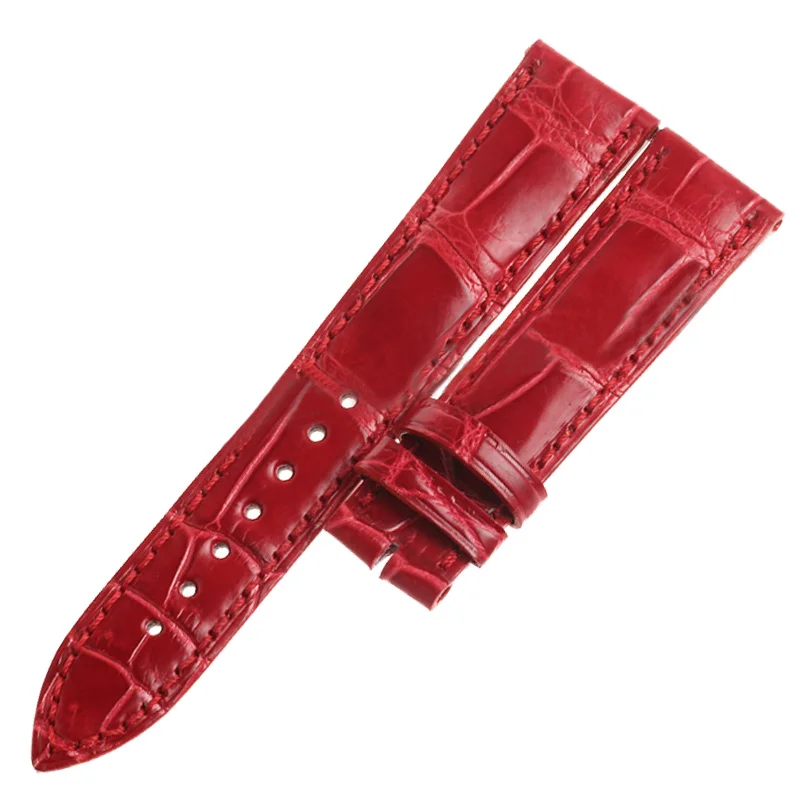 1 WENTULA Ремешки для наручных часов blucpain 3663-2954-55B из кожи аллигатора/крокодиловой кожи ремешок для часов из натуральной кожи для женщин - Цвет ремешка: 1