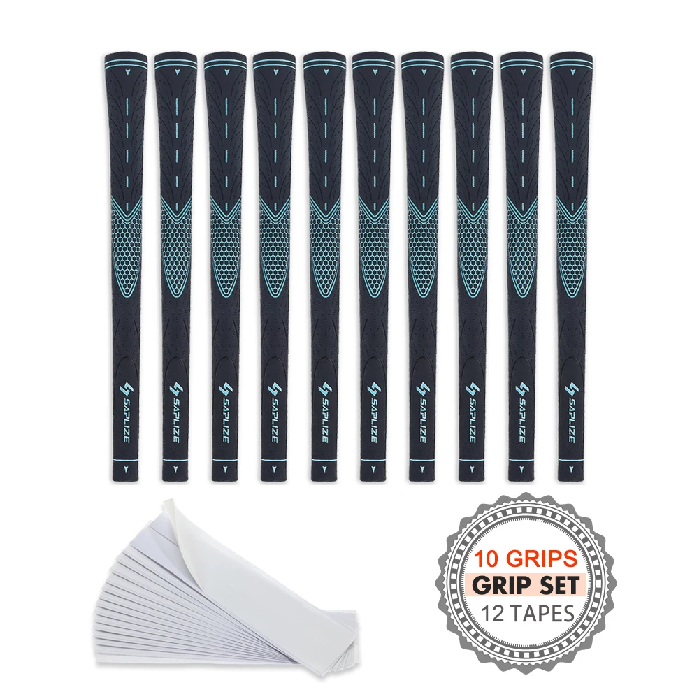 Splize 10 шт. ручки для клюшек гольфа + свободный шнур резиновая снасти стиль 4 цвета