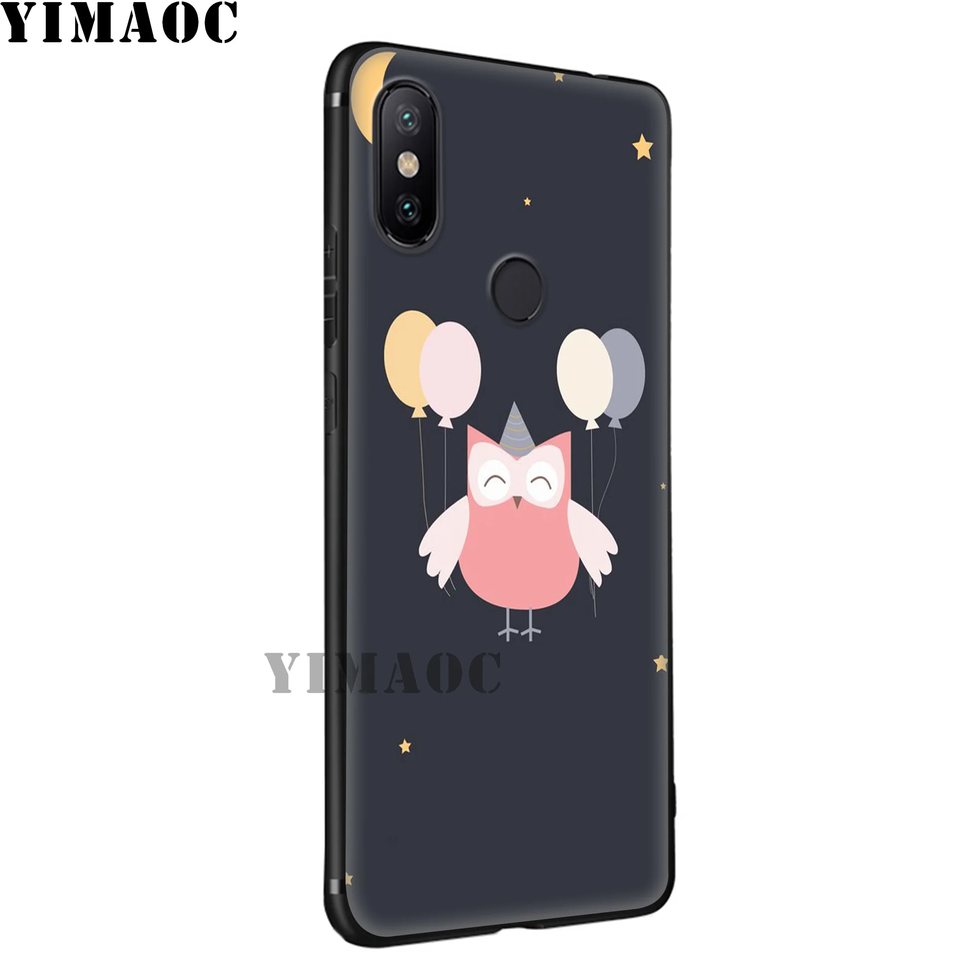 YIMAOC Cute Owls Cartoon Soft Silicone Case for Xiaomi Redmi 7A Note 7 6 6A 5 4 4X 4A 5A S2 Plus K20 Pro Lite |