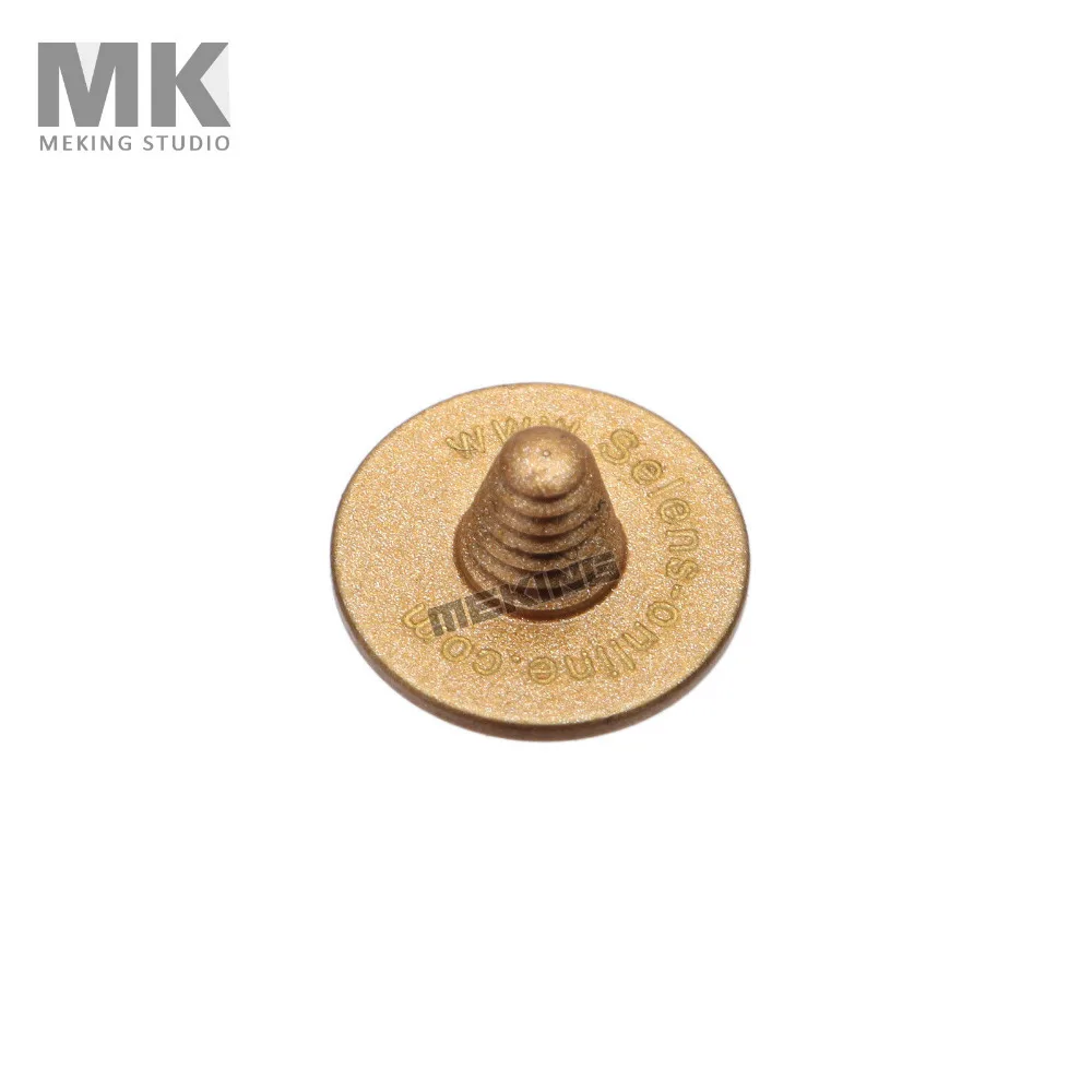 Selens цветная мягкая Кнопка затвора для цифровой камеры с винтом Золотая вогнутая