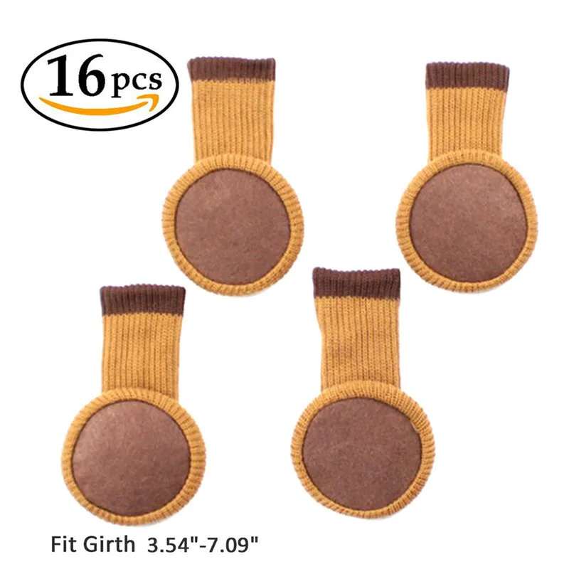 16 шт. 12 мм Мебельные ножки резиновые ясно кремнезема Пластик протекторы пола