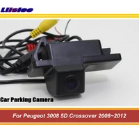 liislee car rear back up camera for peugeot 30083008cc 5d crossover 20082012 reversing park cam hd ccd night vision