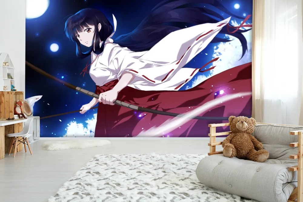 

[Самоклеющиеся] 3D Inuyasha 11 Япония Аниме настенная бумага настенная печать настенные наклейки