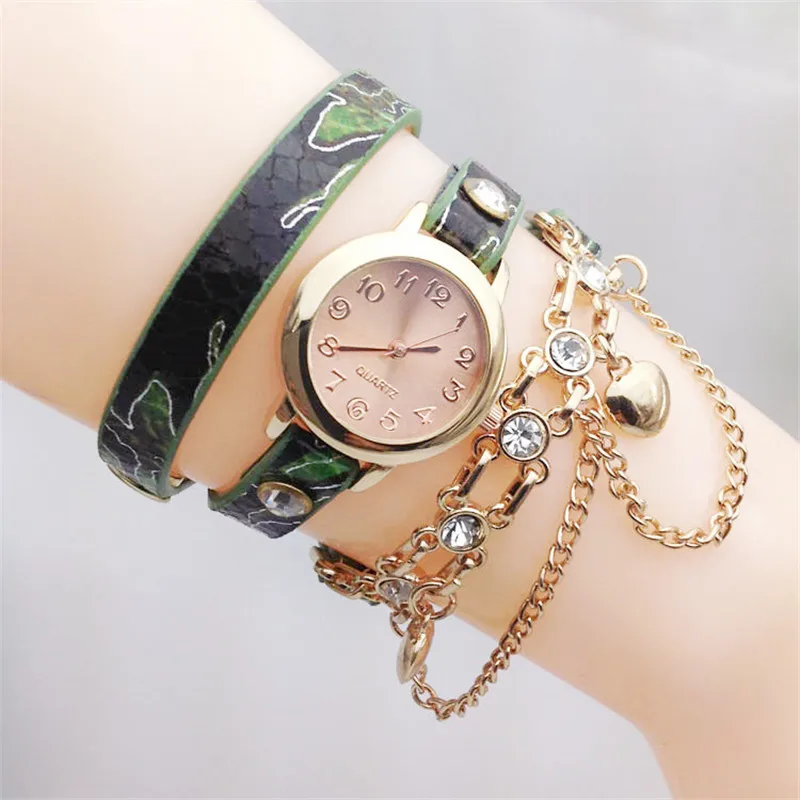 Модные Повседневные часы с кожаным ремешком и леопардовым принтом женские