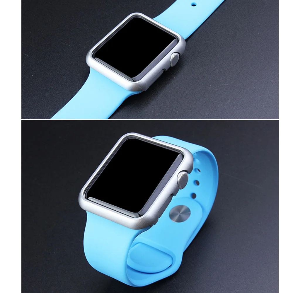 Крышка для наручных часов Apple watch 4 5 Чехол 44 мм 40 мм наручных часов iWatch, Алюминий металлический каркас защитный бампер Apple watch, версии 3, 2, 1 42/38 мм Дорожный мотоцикл аксессуары