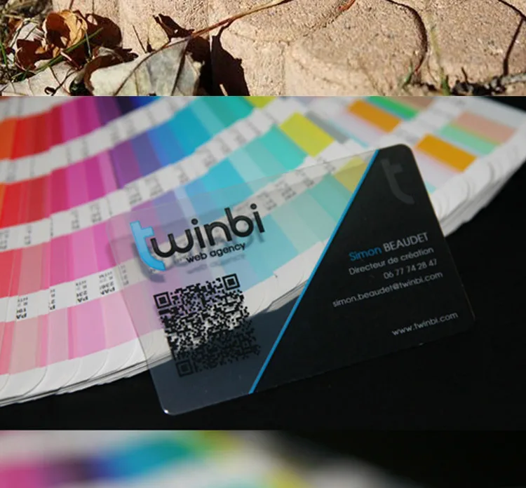 Camera HOT 200pc Full Color Frosted Transparent PVC Plastic Business Cards Print Special Design Free | Канцтовары для офиса и