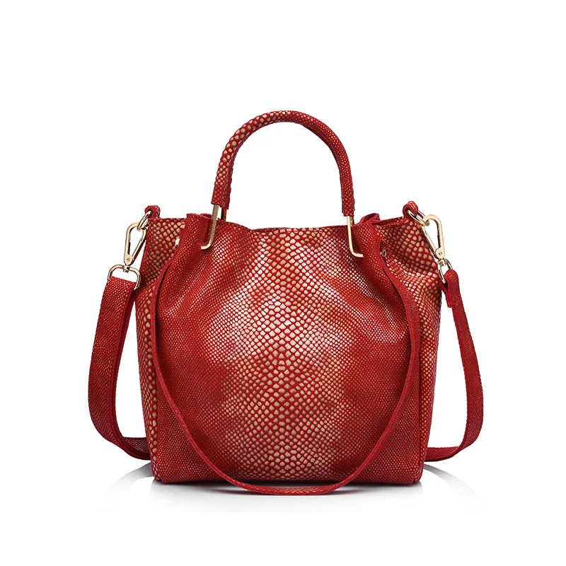 Женская маленькая ручная сумка из натуральной кожи REALER|leather tote bag|bags withtote bag |