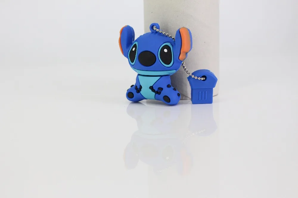 Мультяшный флеш-накопитель Dr. Memory Stitch USB Flash Drive 32 Гб 64 Гб 128 ГБ силиконовая Флешка 4 ГБ 8 ГБ 16 ГБ USB Stick диск для запоминания