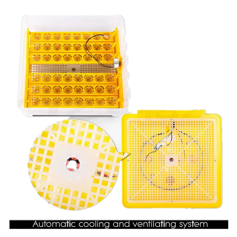 Птицы-инкубатор машина инкубатор для курицы 48 яйца цифровой Температура