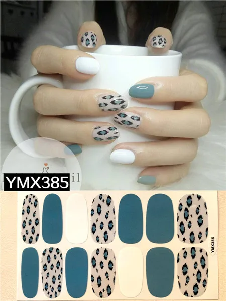 1 шт Новый Leopard Маникюр Стикеры Водонепроницаемый длинные прочный ноготь ногтей