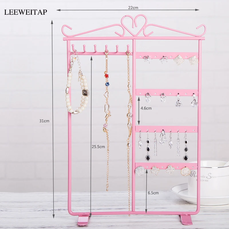 Железная рама серьги 33 см 48 отверстий для ювелирных изделий витрина туалетный