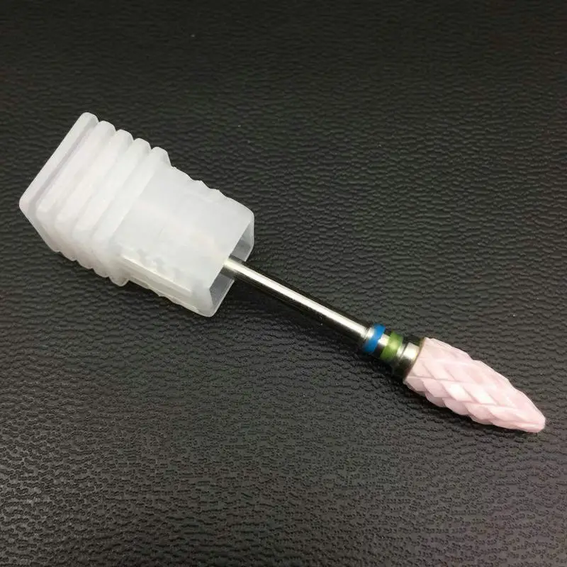 10pcs/set Wholesale Nail Ceramic Mill Manicure Machine Set Cutter For Pedicure Electric Nail Files Nail Drill Bit Nail Tools - Цвет: Ceramic 3-XC(10pcs)