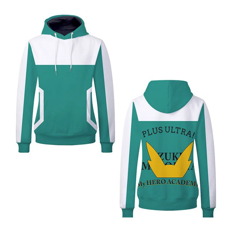 Boku no Hero academic мидория изуку TODOROKI SHOTO костюм с капюшоном для косплейный костюм с капюшоном куртка с капюшоном «Мой герой»