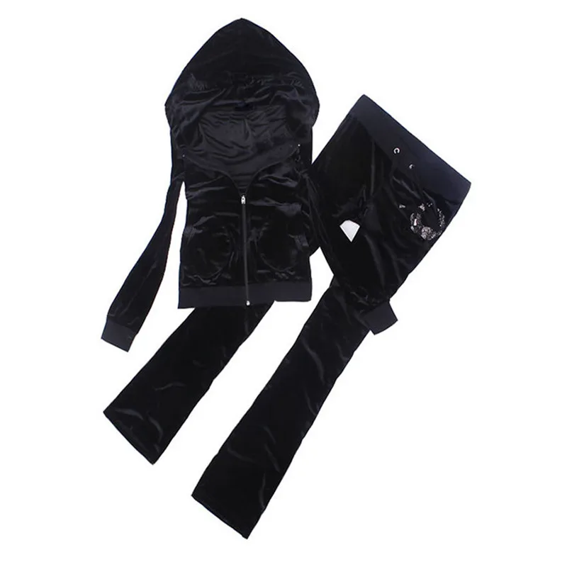 Весенний/осенний/2018 Женский Золотой бархатный брендовый велюровый спортивный