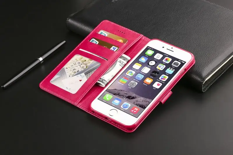 Чехол s для iPhone 6S 6 Plus, чехол для телефона, Роскошный кошелек, Магнитный Флип, винтажные кожаные сумки для Apple iPhone 6S plus 6 plus, чехол