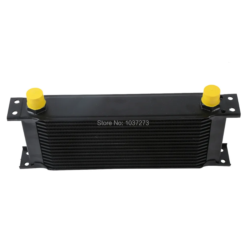 Черный Универсальный 16-рядный семейный охладитель трансмиссии двигателя