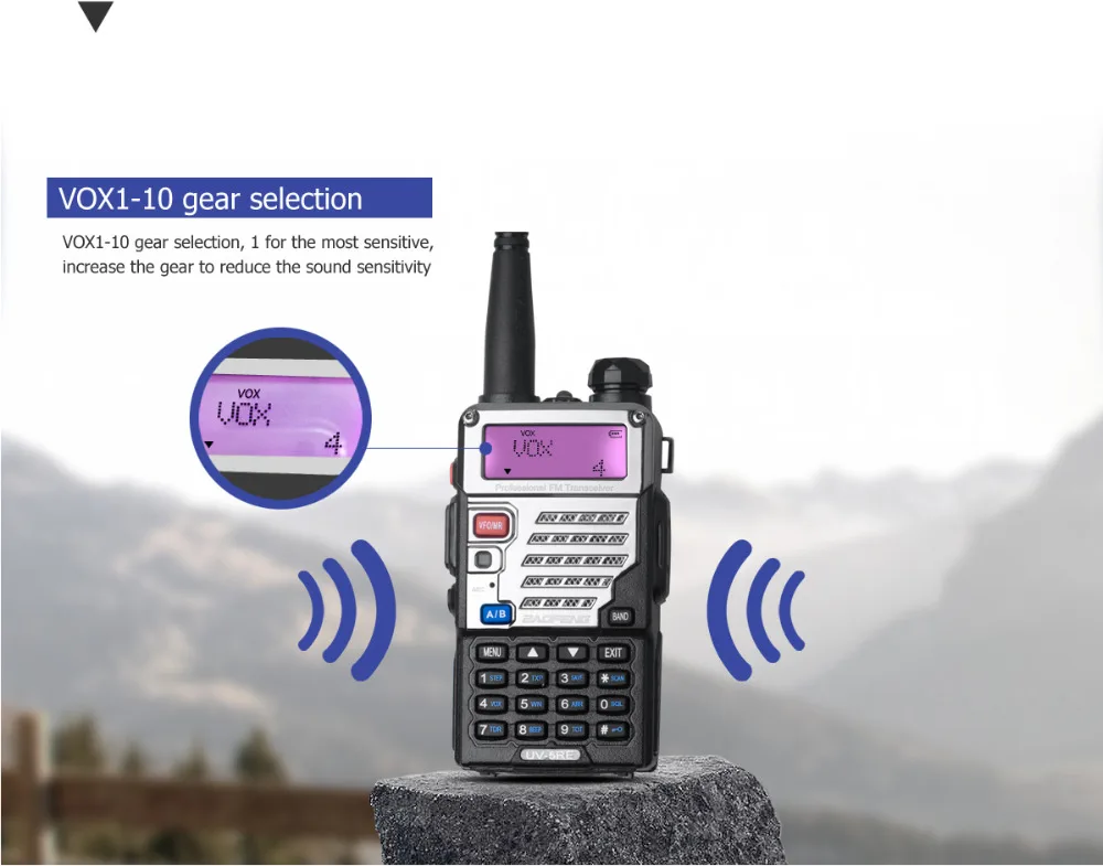 Baofeng UV-5RE Двухдиапазонная рация UV5RE CB радио 128CH VOX стальная оболочка Ham Радио Профессиональный приемопередатчик для охотничьего радио