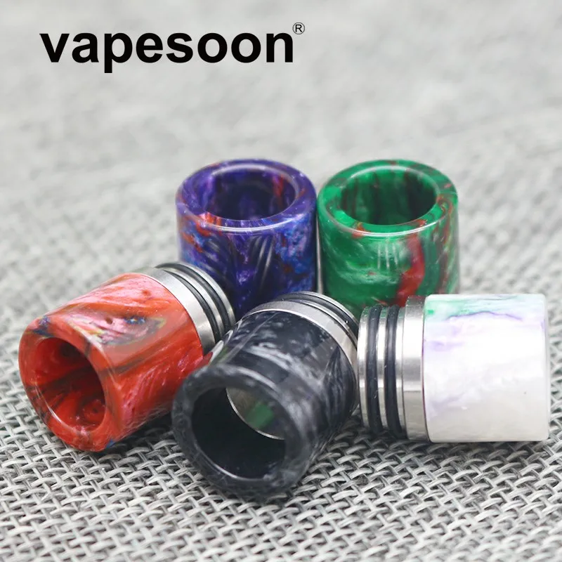 

High quality 810 Drip Tip Resin Epoxy Wide Bore Mouthpiece for TFV8 RDA RTA Tank Atomizer E Cig Liquid Mod Vape Accessories