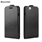 Чехол для iPhone 6 6 s, чехол из искусственной кожи, откидной Вертикальный чехол для карт, полная защита, мягкий чехол из ТПУ для iPhone 6s Plus, чехлы