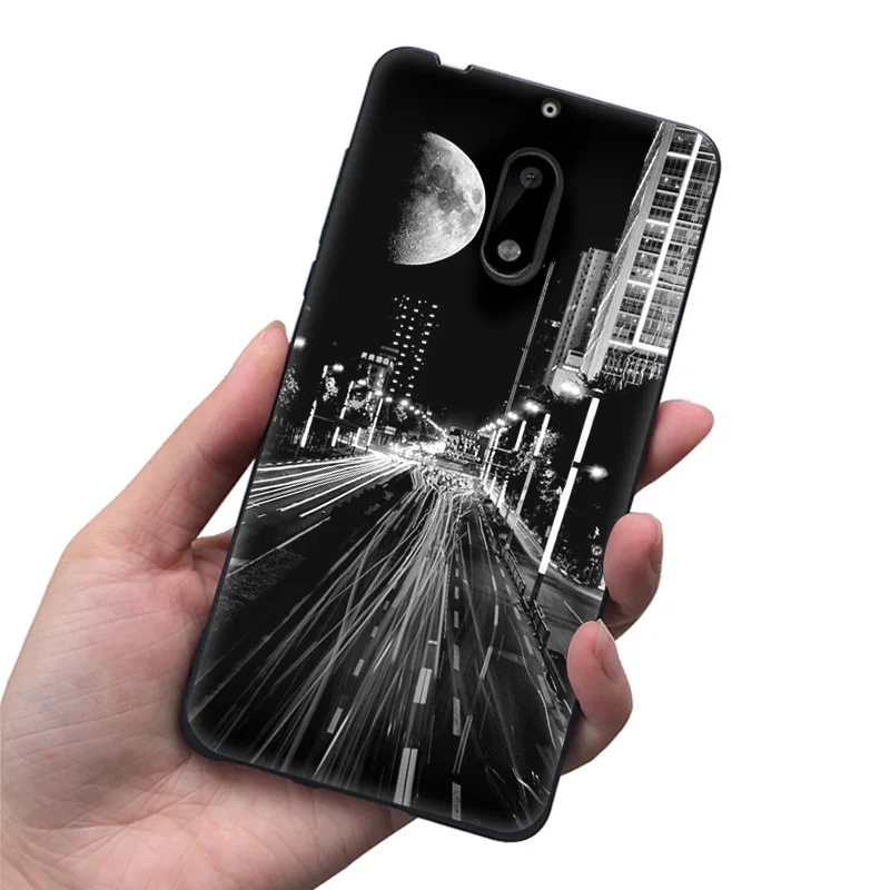 18 JURCHEN Чехол для мобильного телефона Nokia 6, чехол для Nokia6, силиконовый чехол, милый мультяшный рисунок, 3D роскошный чехол из мягкого ТПУ для Nokia 6, чехол Hoesje 30 - Цвет: 18