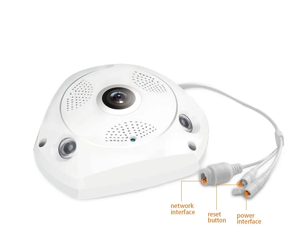 Techege 2016 1280*960 360 Degree Fisheye Panoramic Camera HD Wireless VR Panorama IP camera P2P Indoor Cam Security WiFi | Безопасность