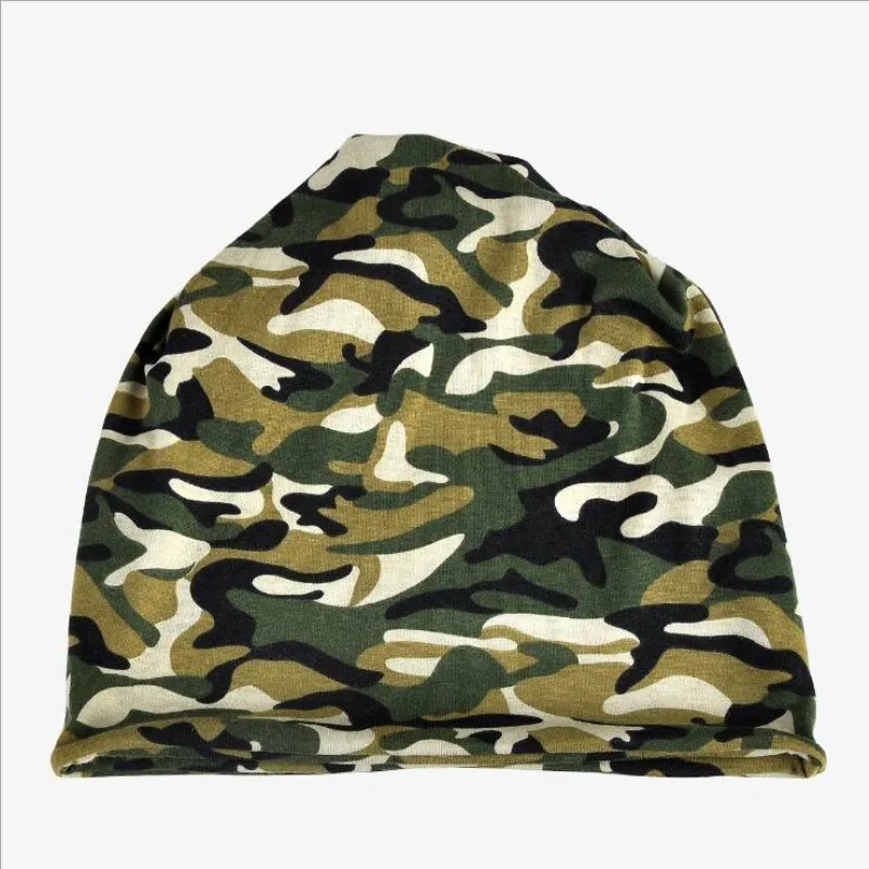 Seioum, зимние шапки для женщин, шапка-тюрбан, чулок, шапка Gorro, камуфляжная шапочка, тонкая хлопковая теплая камуфляжная мужская шапка, бини для женщин