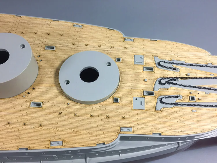 1/200 весы деревянный колоды для Трубач 03701 USS Arizona BB 39 модель корабля|Наборы сборки