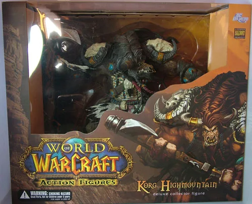 WOW WORLD KORG HIGHMOUNTAIN игрушка Таурен Хантер экшн фигура аниме Коллекционная модель игрушки без коробки