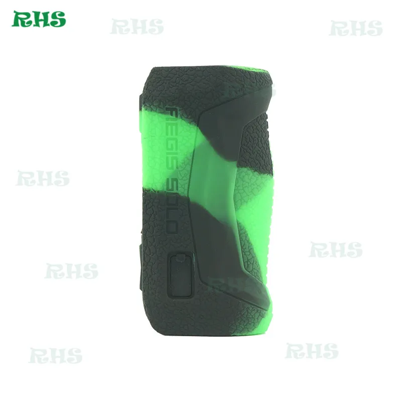 black green RHS Новые товары для дома силиконовый защитный чехол для GeekVape Aegis Solo 100W 13 цветов - Цвет: black green