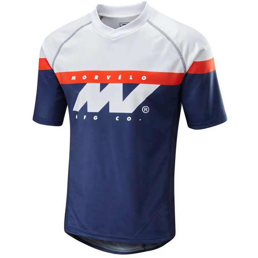 MTB Moto morvelo летняя футболка с коротким рукавом для мотокросса внедорожников DH MX