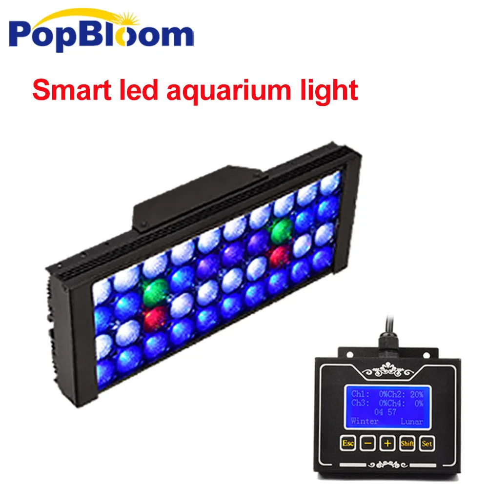 DSunY светодиодный светильник для подводный аквариума pecera 24 &quotreef tank Dimmable Полный
