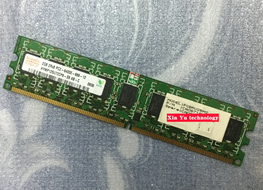 Для Hynix 2 Гб DDR2 800 МГц 2G PC2 6400E 2Rx8 чистый ECC память сервера Оперативная 240pin