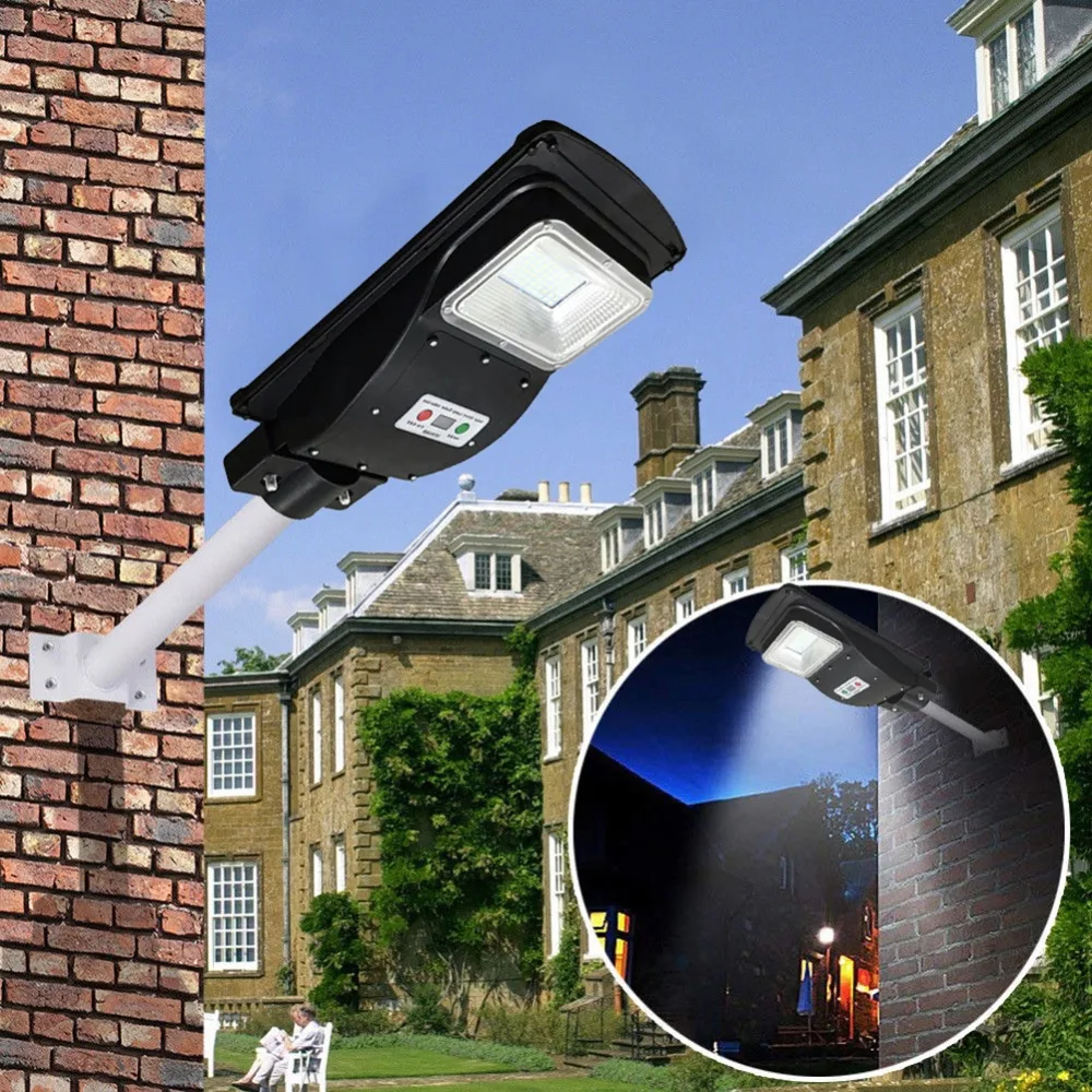 Uesful Adjustable 180 LED Solar Power Street Light Motion Sensor Lamps Garden Security Lamp Outdoor Waterproof Wall | Лампы и