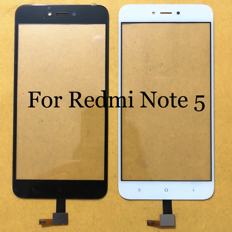 2 шт. для Xiaomi redmi note 5 сенсорный экран дигитайзер стеклянная панель с гибким