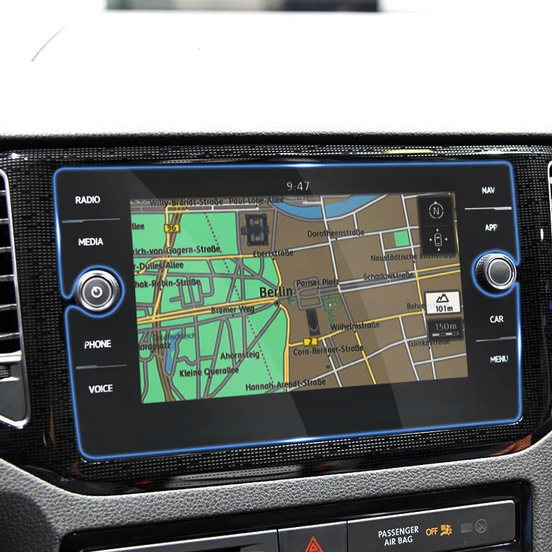 Автомобильный стиль, gps навигационный экран, стеклянная Защитная пленка для VW Polo Golf Sportsvan, контроль ЖК-экрана, автомобильная наклейка