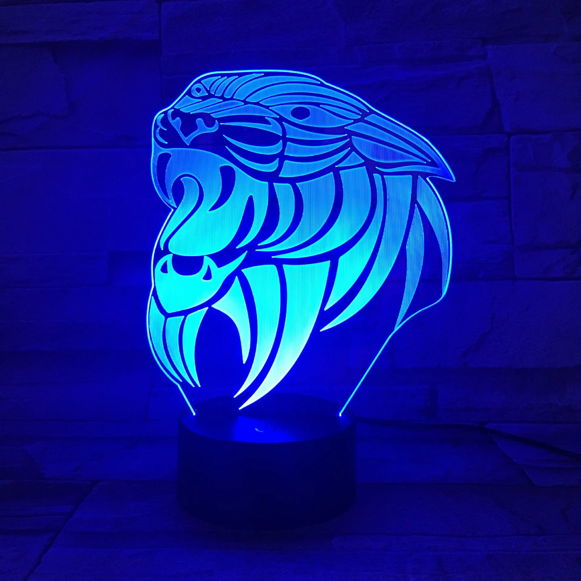 3D настольные лампы для гостиной рождественские подарки ночники Декор детская