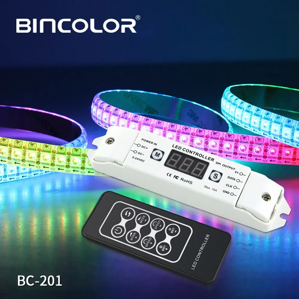 Светодиодный ленточный контроллер SPI для цифрового адресуемого управления 2801 2811