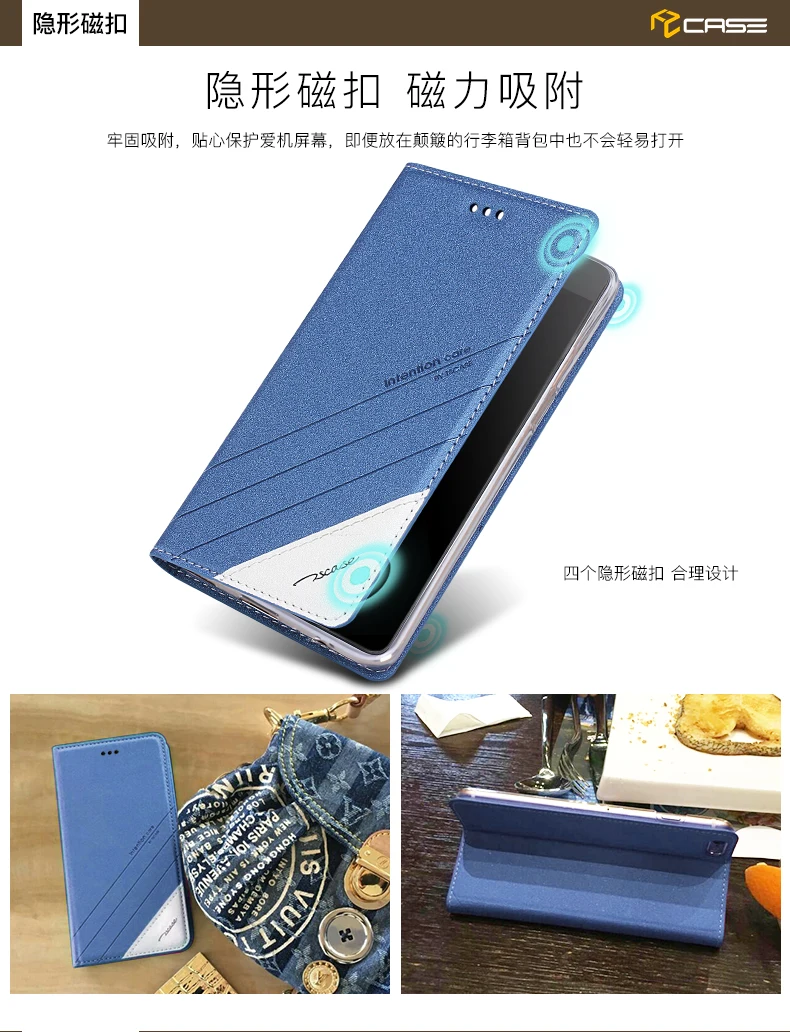 Чехол с откидной крышкой TSCASE Redmi 4 Prime чехол из искусственной кожи подставкой для