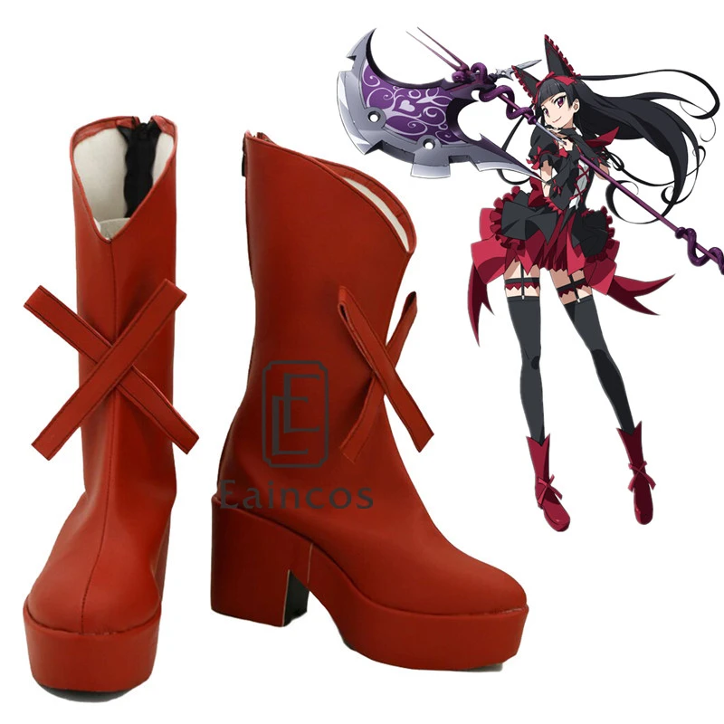Gate Jieitai Kanochi nite Kaku Tatakaeri Enryuu hen Rory Mercury обувь для костюмированной вечеринки на