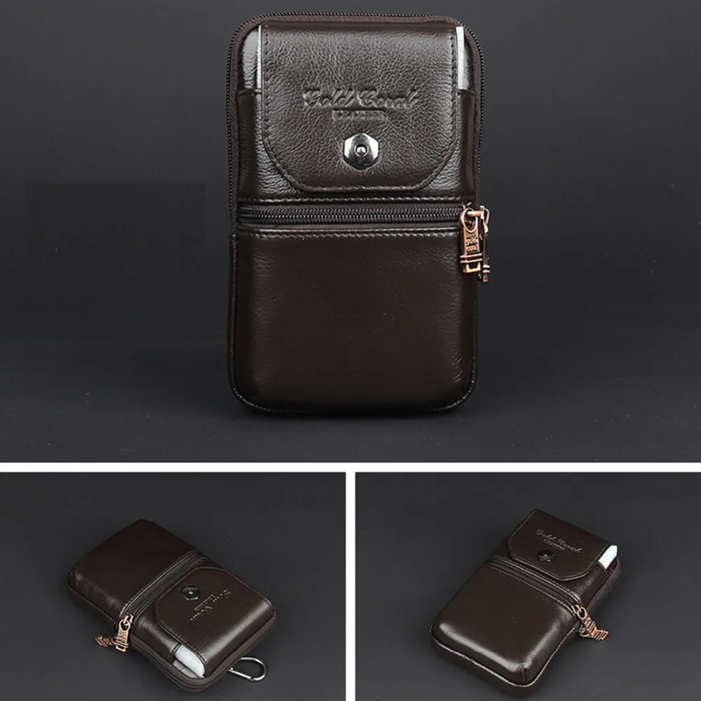 Высокое качество сотовый/мобильный телефон карман чехол для сигарет натуральная