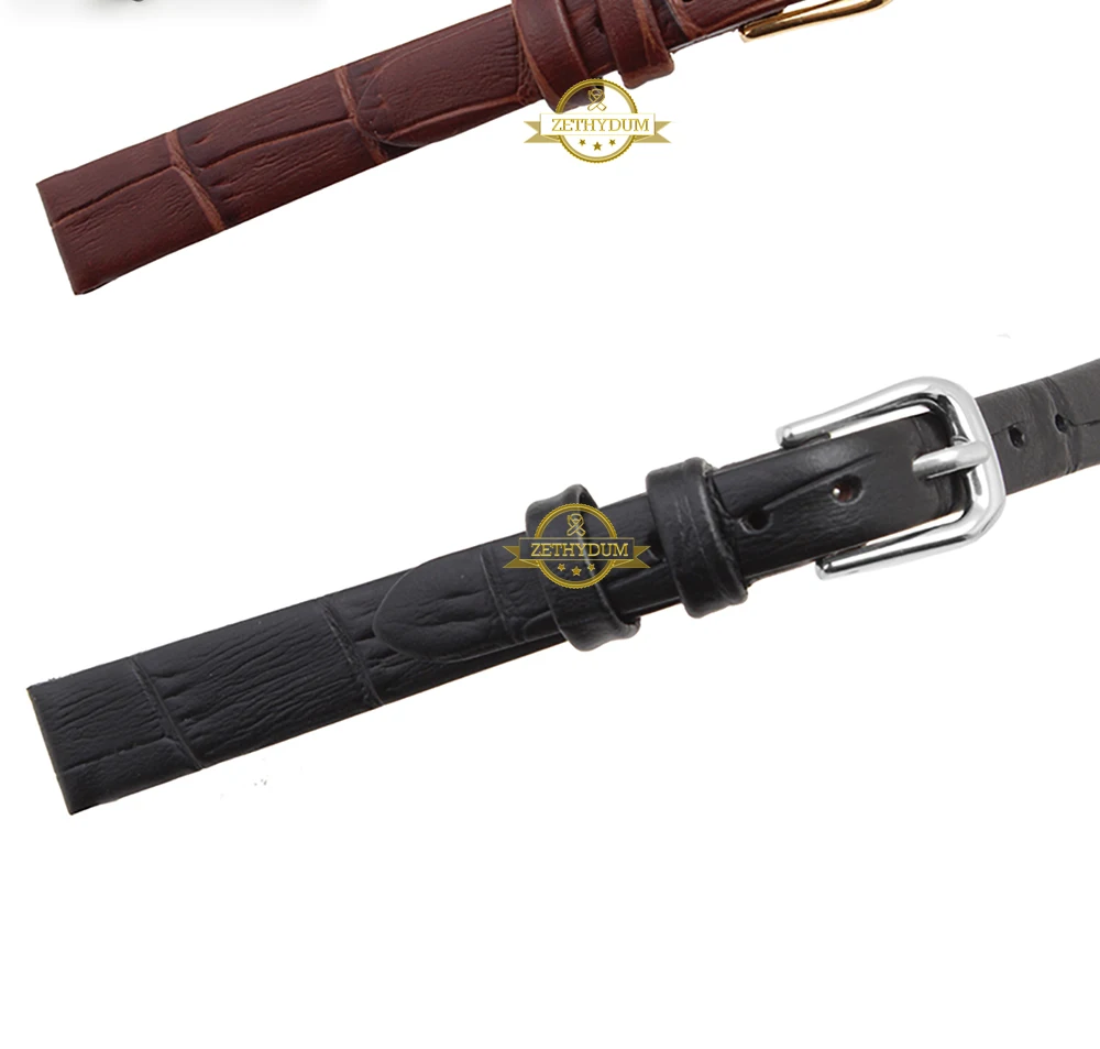 Браслет из натуральной кожи женский модный ремешок для часов мини тонкий ремешок для наручных часов 6 мм 8 мм 10 мм 12 мм 14 мм маленький ремешок для часов
