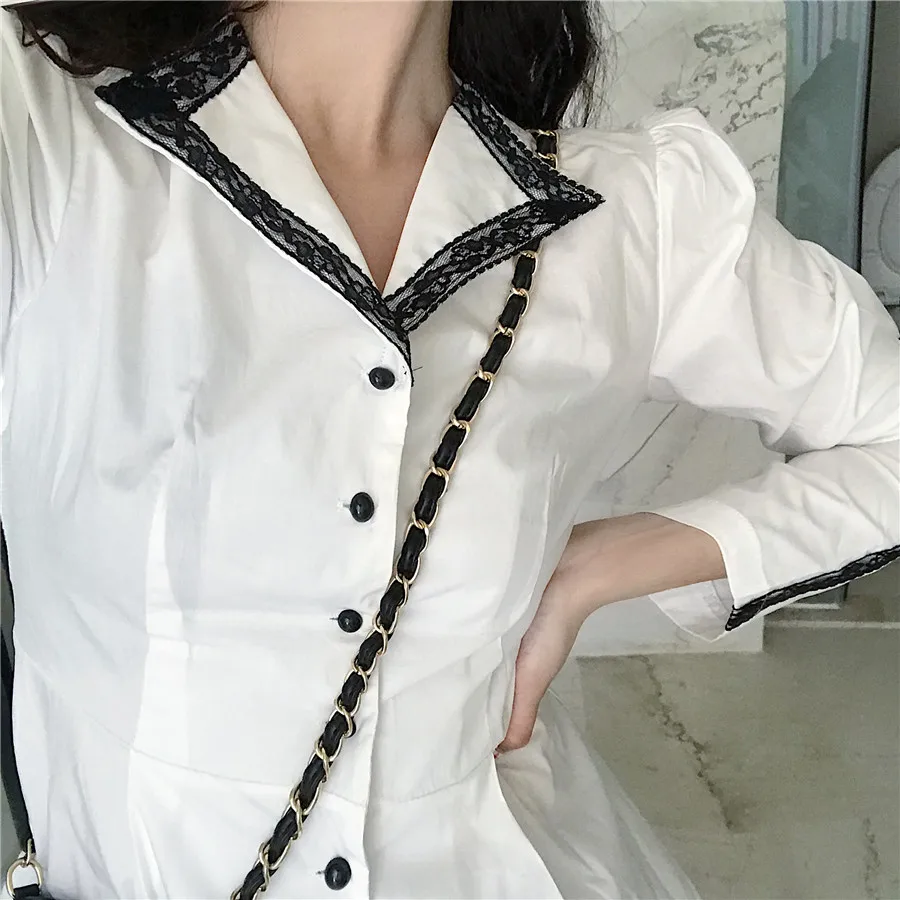 Blusas mujer de moda Дизайнерские Модные Винтажные брендовые осенние женские блузки