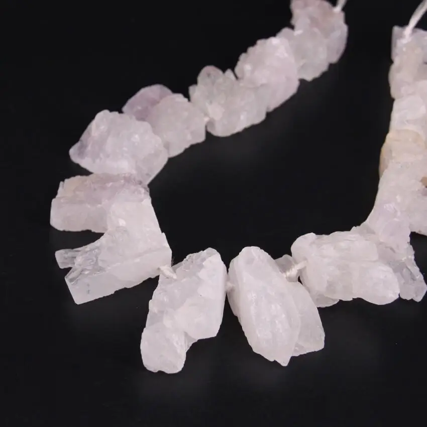 15 5 &quot/нитка натуральный белый аметист кварц Жеода друга верхние просверленные