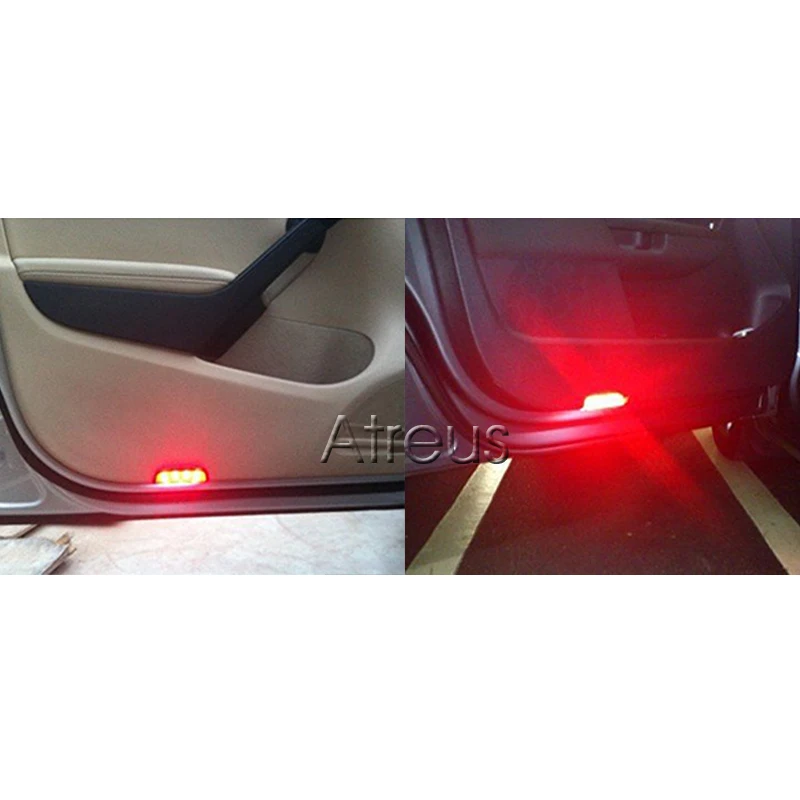 EALEN 1 пара автомобиля светодиодный Дверь Добро пожаловать лампы 12V для VW Golf GTi Polo