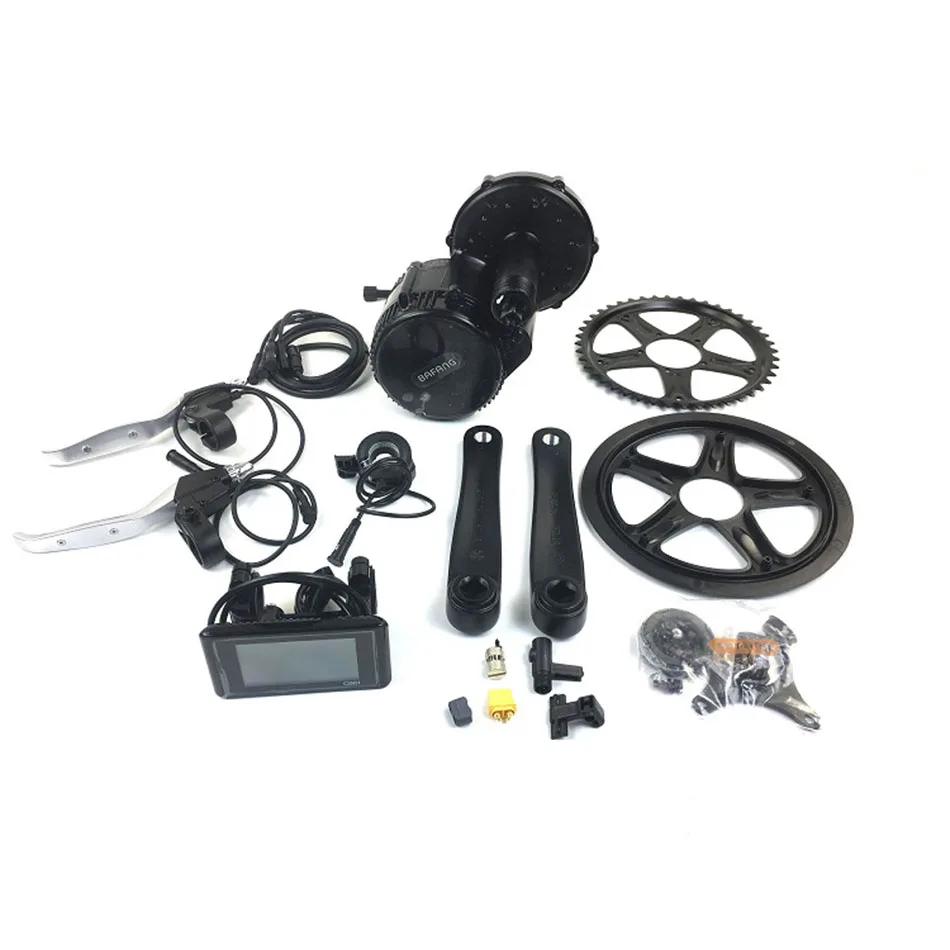 Мотор Bafang BBS01 BBS02 со средним приводом фотоэлектрический мотор 36 в 48 250 Вт 500 750 с ЖК